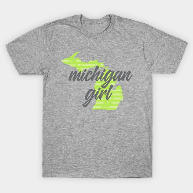 Michigan Girl T-Shirt by Dale Preston Design